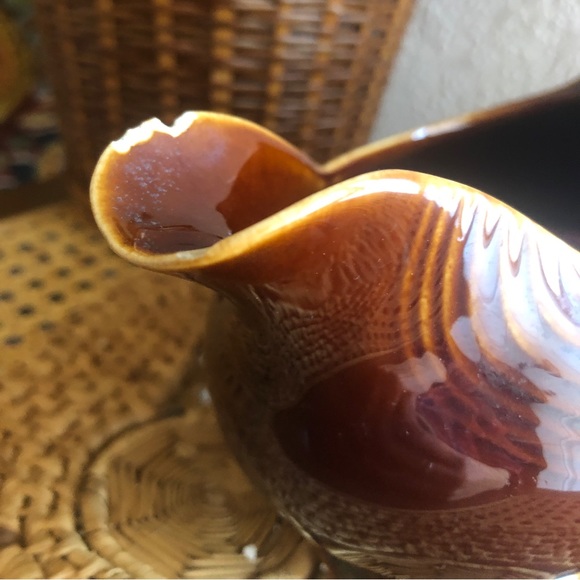 Vintage Homer Laughlin Fiesta Pottery Amber Stone Open Sauce Gravy Boat 18 oz - Picture 8 of 16